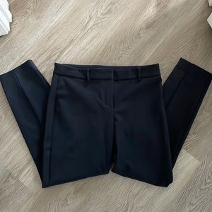 Black womens dress pants crop length